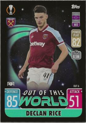 2021-22 UEFA Match Attax Extra OUT OF THIS WORLD Foil YOU PICK Complete Your Set