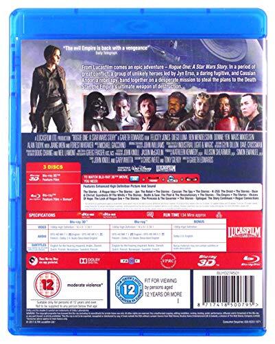 Rogue One: A Star Wars Story 3D Blu-ray + Blu-ray Region Free - Picture 2 of 2