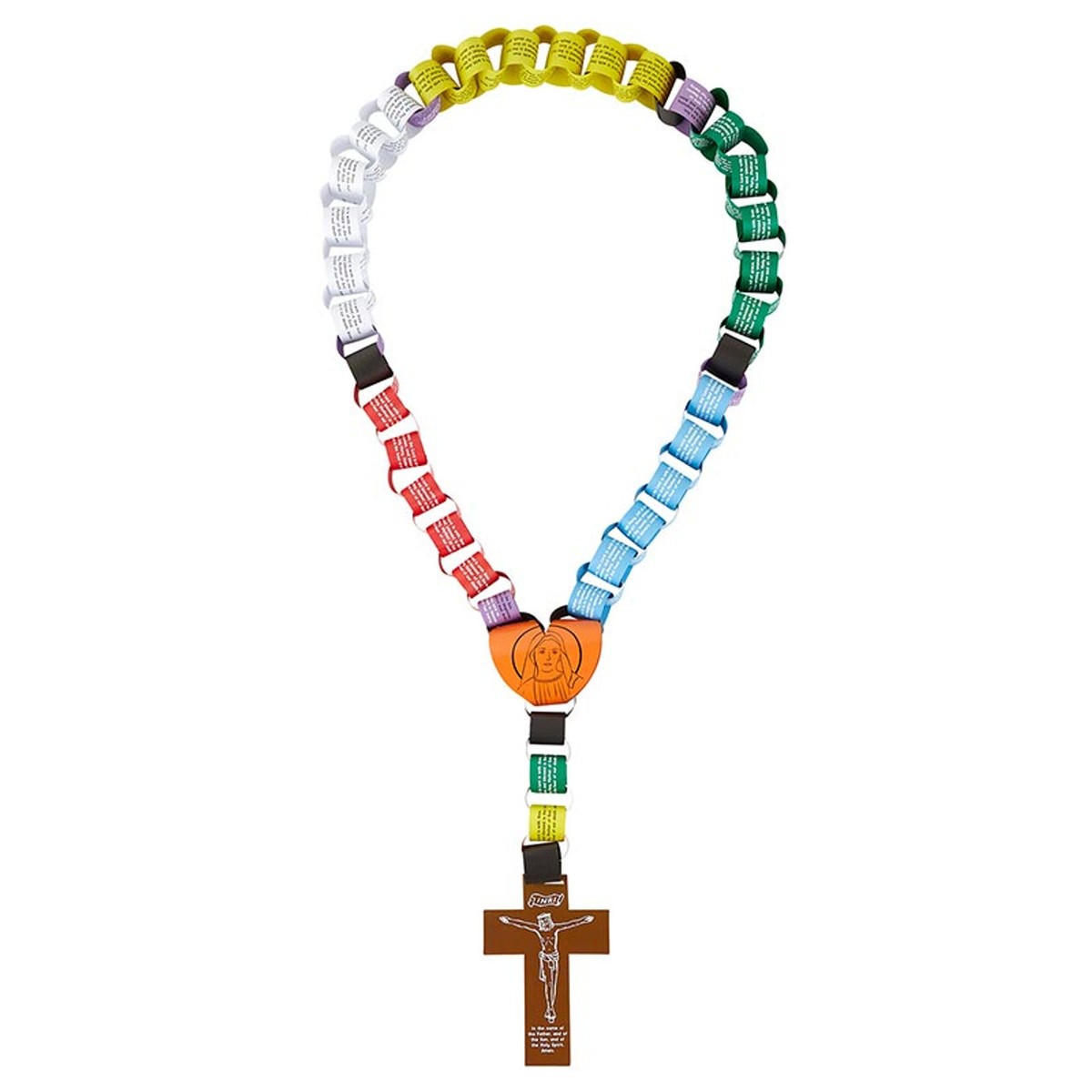 Make-Your-Own How to Pray the Rosary Paper Chain Kit (P1234)