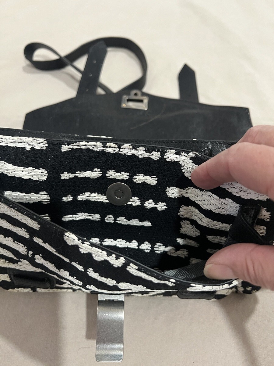 Proenza Schouler PS1 Bag Small Black And White Jacquard | eBay