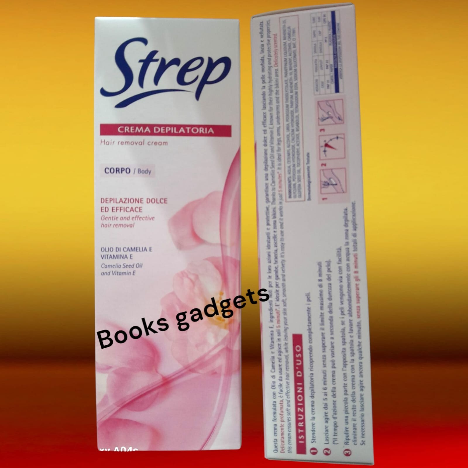 Offerta 4 Pezzi Strep Crema Depilatoria Corpo Idratante 150ml
