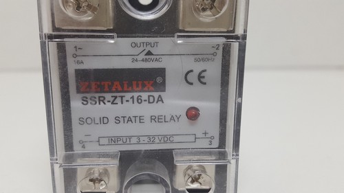 ZETALUX SSR-ZT-16-DA État Solide Relais 24-480 VAC 50/60 Hz / Lot De 4 - Photo 5 sur 12