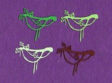 MONKEY VINE ZOO die cuts scrapbook cards