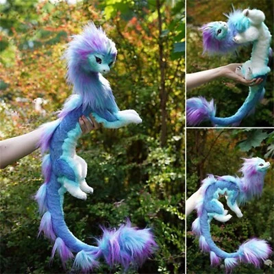 50cm Dragon Plush Doll Blue Dragon Kids Toy Doll For Children's Birthday