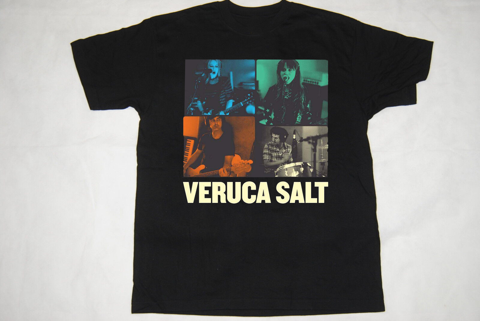 New Popular Veruca Salt Band Black T-Shirt Cotton Full Size