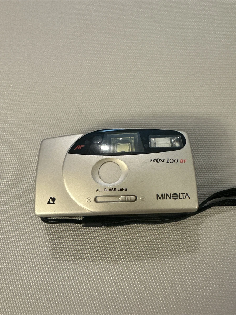 Appareil Photo Argentique Minolta Vectis 100 BF – Format APS, Viseur, état D’occasion