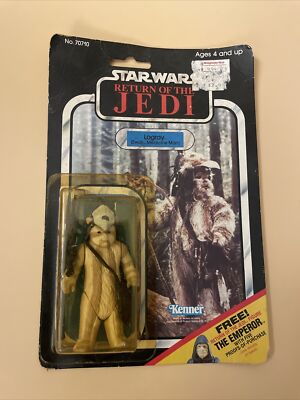 Vintage Star Wars Ewok, Logray,  Kenner MOC Figure ROTJ 1983