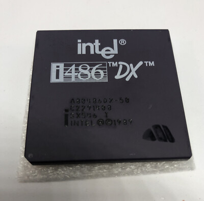 しずっこ  Intel 486 DX 50MHZ A80486DX SX546 i486 CPU Processor Vintage