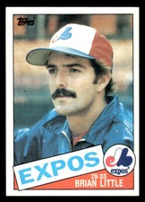1985 Topps #257 Bryan Little Card Montreal Expos