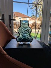 WHITEFRIARS GLASS CELLO VASE - 9675 INDIGO