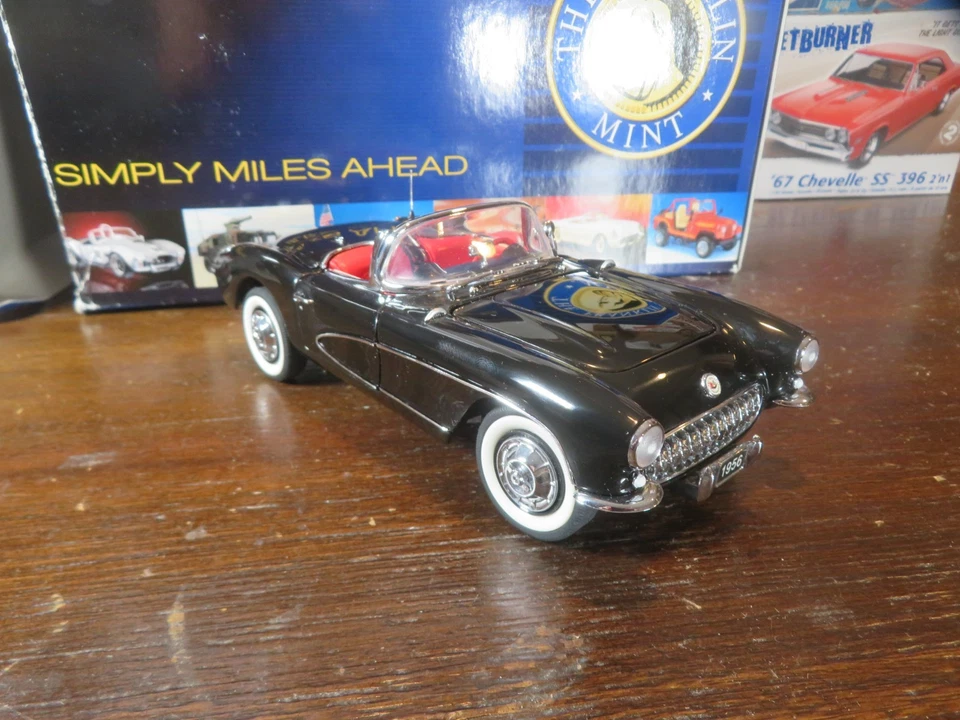 Chevy Corvette 1956 fibra de vidrio edición limitada Franklin Mint 1/24 Foto 2 de 4