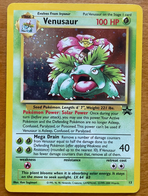 Pokemon Venusaur Holo Black Star Promo Card #13 Wizards of the Coast