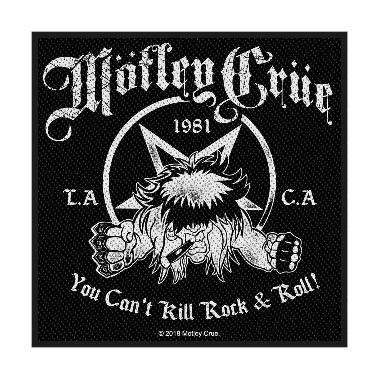 Motley Crue You Can't Kill Rock & Roll Patch NEW OFFICIAL