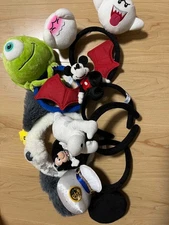 Mickey Headband & Captain Hat Novelty Costume Accessories Used