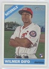 2015 Topps Heritage High Number Wilmer Difo #682 0w8