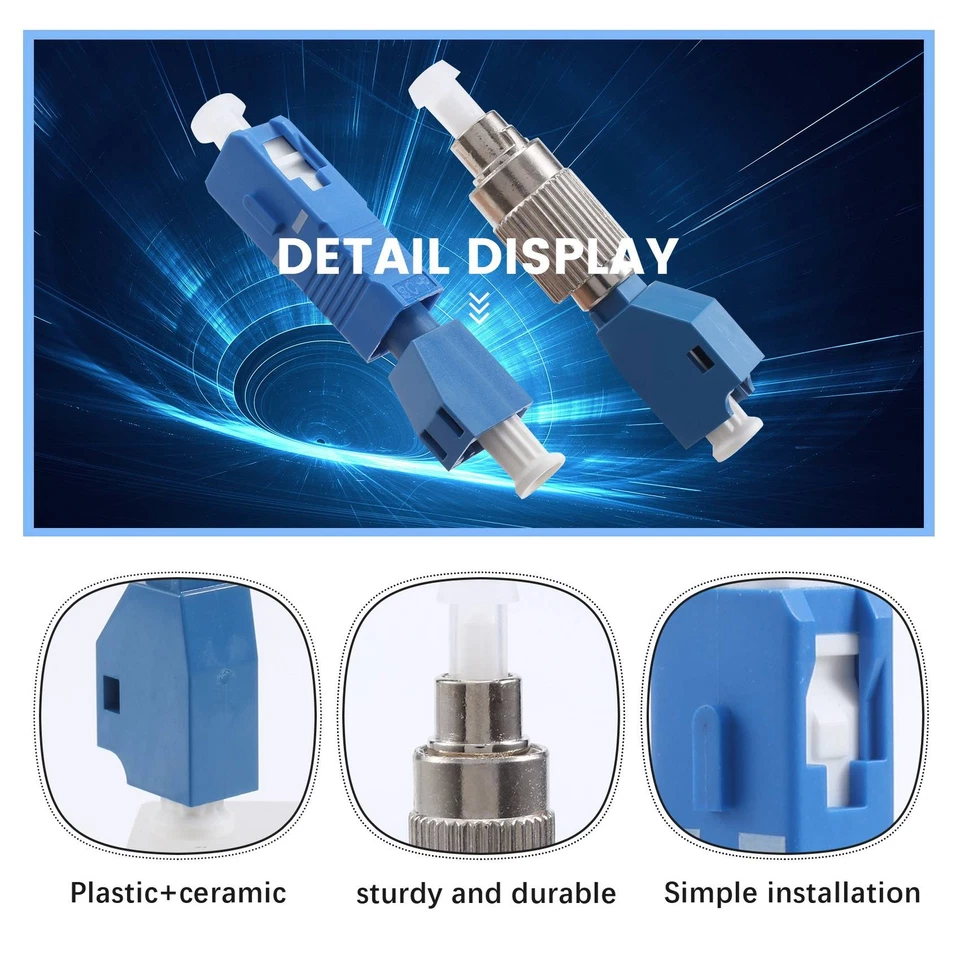 FC Male To LC Female Optical Fiber Convertor Adapter+ LC Female To SC Male1742 - Image 3 of 4