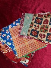 6" X 6" SQUARES Random Prints Cotton Fabric - 46 Pieces