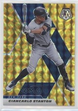 2021 Panini Mosaic Reactive Yellow Mosaic Prizm Giancarlo Stanton #118 0b67