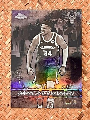 2025-26 Topps Chrome Cactus Jack Giannis Antetokounmpo Jacked Up Black 6/10