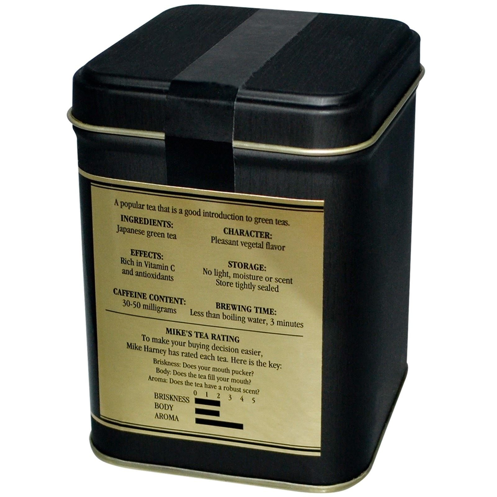 Harney and Sons Sencha Green Tea 4 Ounce Gluten Free Kosher Certified