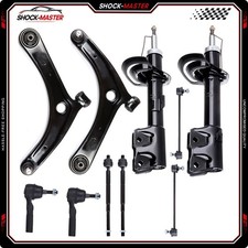 10pcs For 07-12 Jeep Compass Patriot Front Shocks Absorber Lower Control Arms