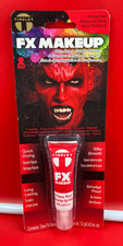 Tinsley Transfers FX Halloween Water Based Cream Face Makeup Red Body Paint