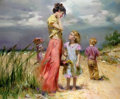 PINO Daeni Limited Edition Giclee art print Remember When Signed Numbered COA