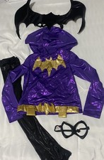 DC Super Hero Girls BATGIRL Costume Child's Cosplay Sz Large 12-14