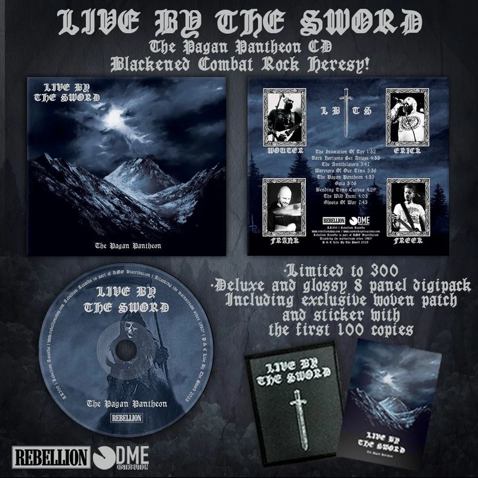 Live by the Sword The pagan pantheon (CD) Album Digipak (Limited Edition) - Image 2 of 2