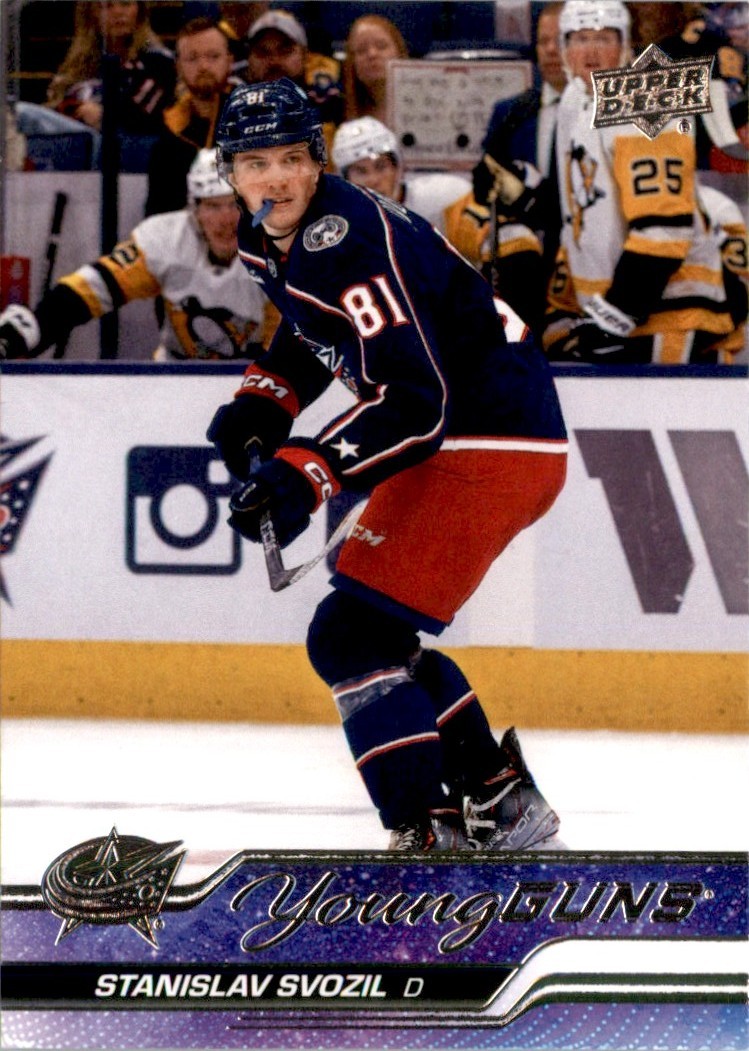 Stanislav Svozil 2023-24 Upper Deck Young Guns RC #461 Columbus Blue Jackets