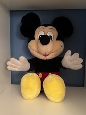 Disney Mickey Mouse 10 inch Plush Disneyland Walt Disney World CA Vintage