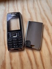 Cover Nokia E51 Original Front + Back Cover  Keyboard Tastiera Usata Used Silver