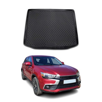 OMAC Cargo Mats Liner for Mitsubishi Outlander Sport 2011-2024 Rubber TPE Black