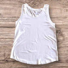 NWT Women's Modal Muscle Tank Small White Alternative Apparel Brand