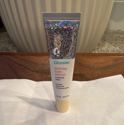 Glossier Balm Dotcom Birthday Cake Hydrating Lip Balm Clear 0.5 fl oz