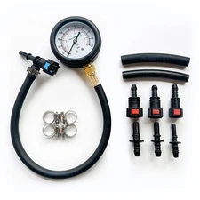 Fuel Pressure Kit - Quick Connected Fuel Injection Pump Pressure Tester Gauge