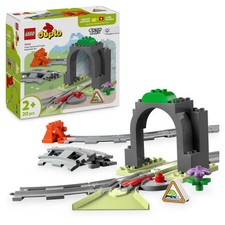 LEGO DUPLO 10425 Town Eisenbahntunnel und Schienen, Montessori Spielzeug