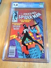 AMAZING SPIDER-MAN # 252 CGC 9.4 WHITE PAGES 1984 1st Black Costume Newsstand