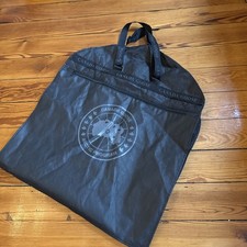 Authentic Canada Goose Logo 52  x24  Snap Button Foldable Black Garment Bag
