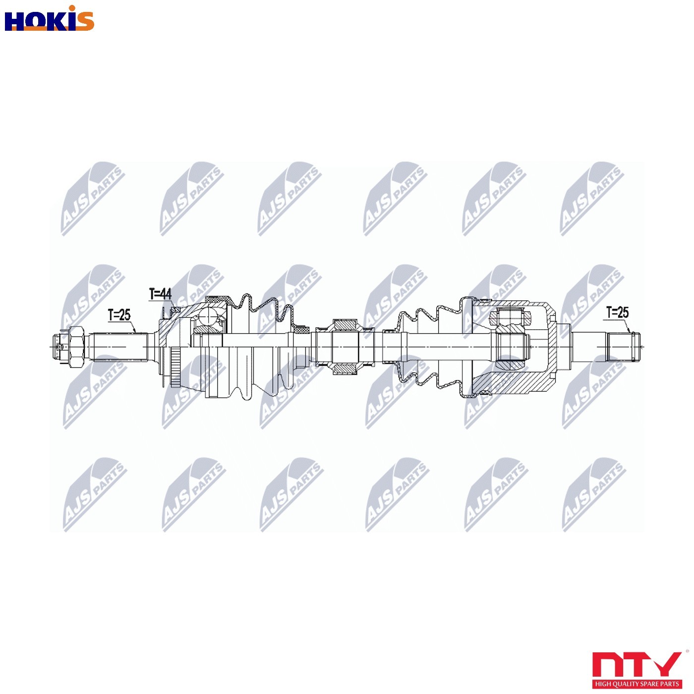 Nty Driveshaft For Hyundai Elantra 00-06, Coupe 01-09 /Left - Image 10