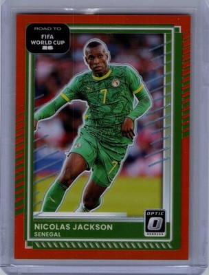 2025-26 Donruss Road to FIFA World Cup #6 Nicolas Jackson Optic Orange #/99