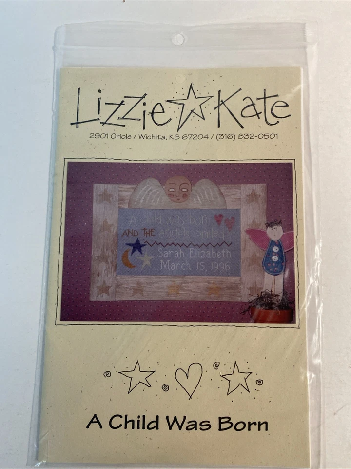 Lot of 4 Lizzie Kate  Cross Stitch Patterns New In Package - Image 3 of 4