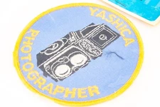 Yashica Photographer Camera Shirt Jacket Patch Blue & Gold 4'' By Kalt MINT V27