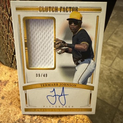 2024 Panini National Treasures Termarr Johnson Clutch Factor #9/49 Pirates