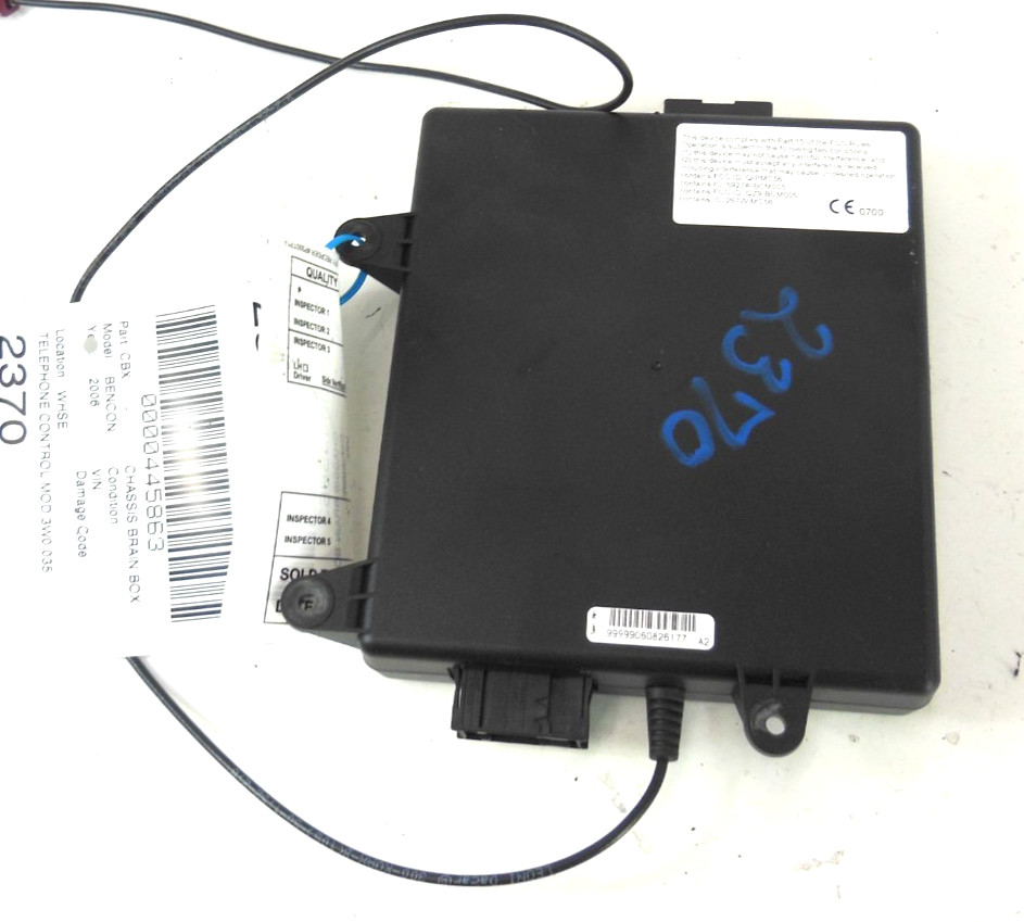 2006 06 Bentley Continental Flying Spur Telephone Control Module OEM 3W0035385A