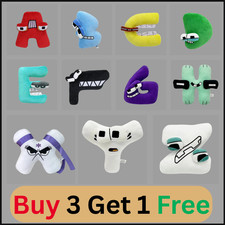 Alphabet Lore Plush Stuffed Toys Doll 26 English Letters Educational Toys