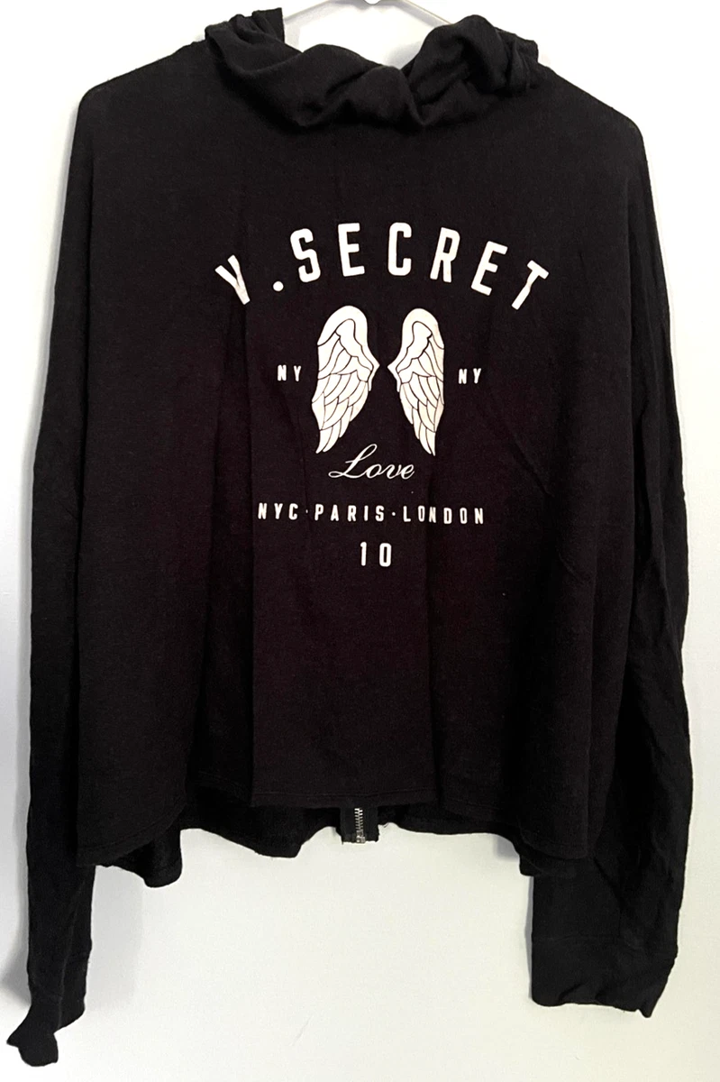 Victoria's Secret Sweat à Capuche Femme L/S Zip Up Paillettes Ailes Victoria's Secret Sweat à Capuche Femme L/S Zip Up Paillettes Ailes