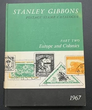 1967 Stanley Gibbons Postage Stamp Catalogue Europe & Colonies Hardcover 1024 Pg