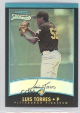 2001 Bowman Chrome Rookie Refractors Luis Torres #185 0a7