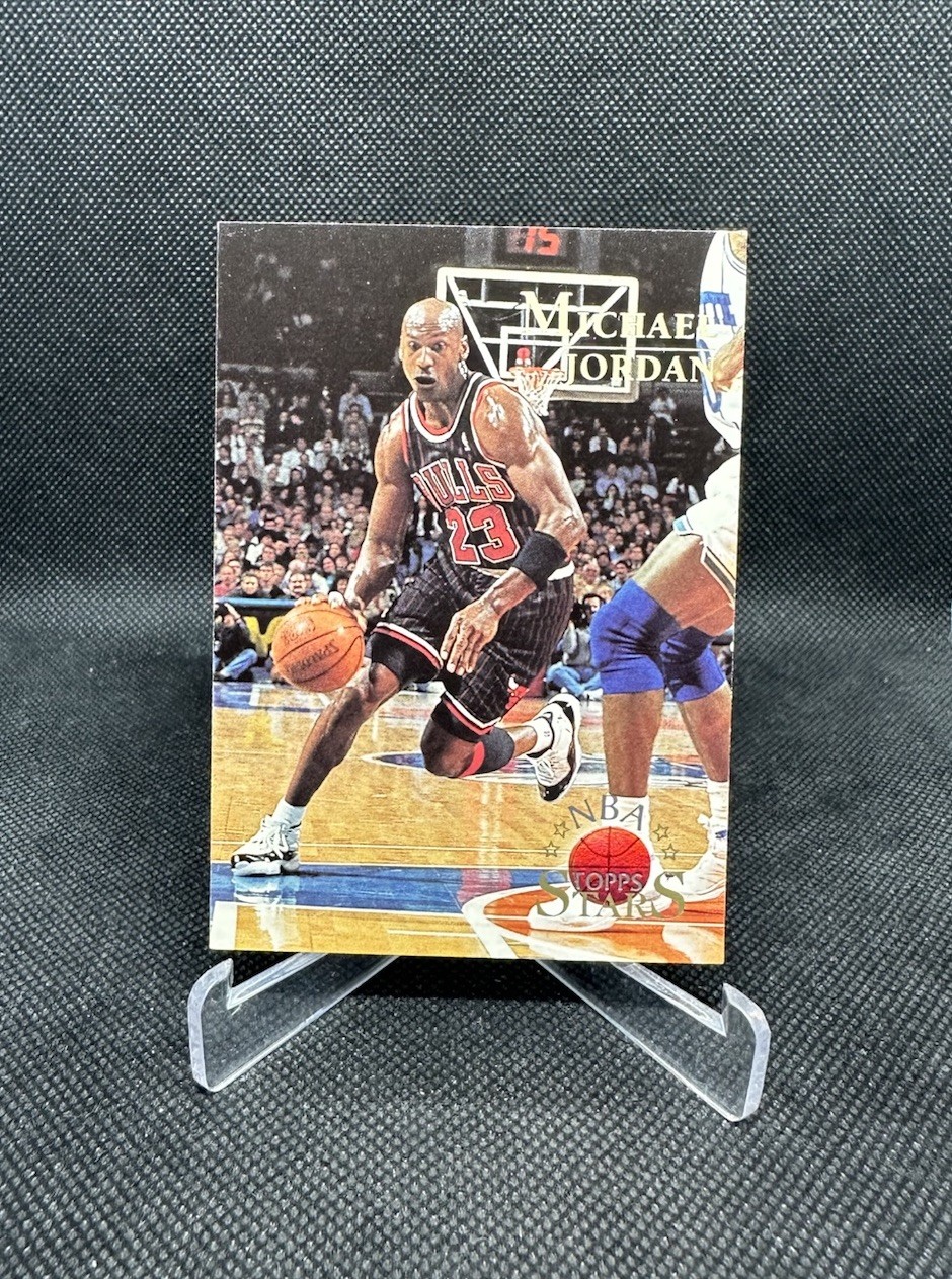 1996-97 Topps NBA Stars Michael Jordan #124 Chicago Bulls HOF